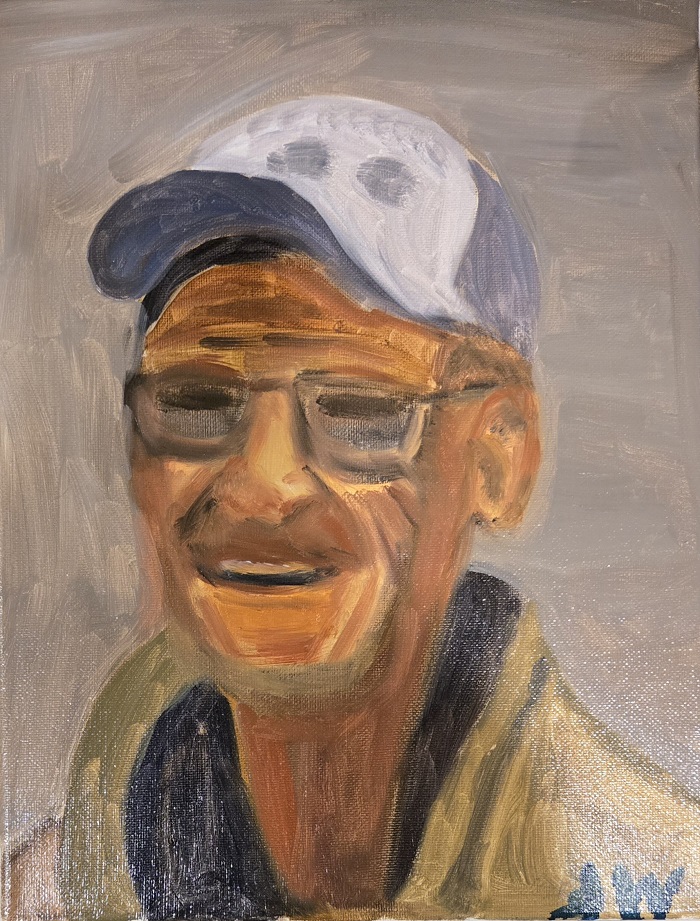 JW Goossen's AKAD painting from his Faces Series...