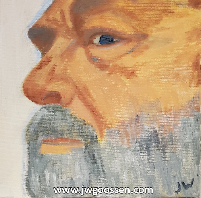 JW Goossen's Face painting from his Faces Series...