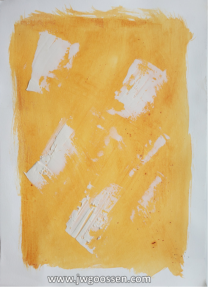 JW Goossen's Mix 2 mixed media painting from his Mixed Media Artwork Series...