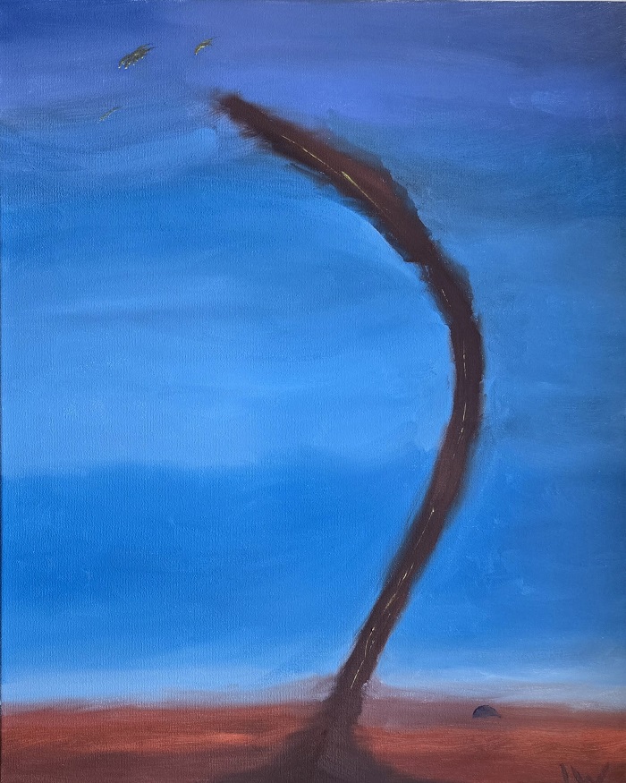 JW Goossen's Reaching 1 painting from his Random Paintings Series...